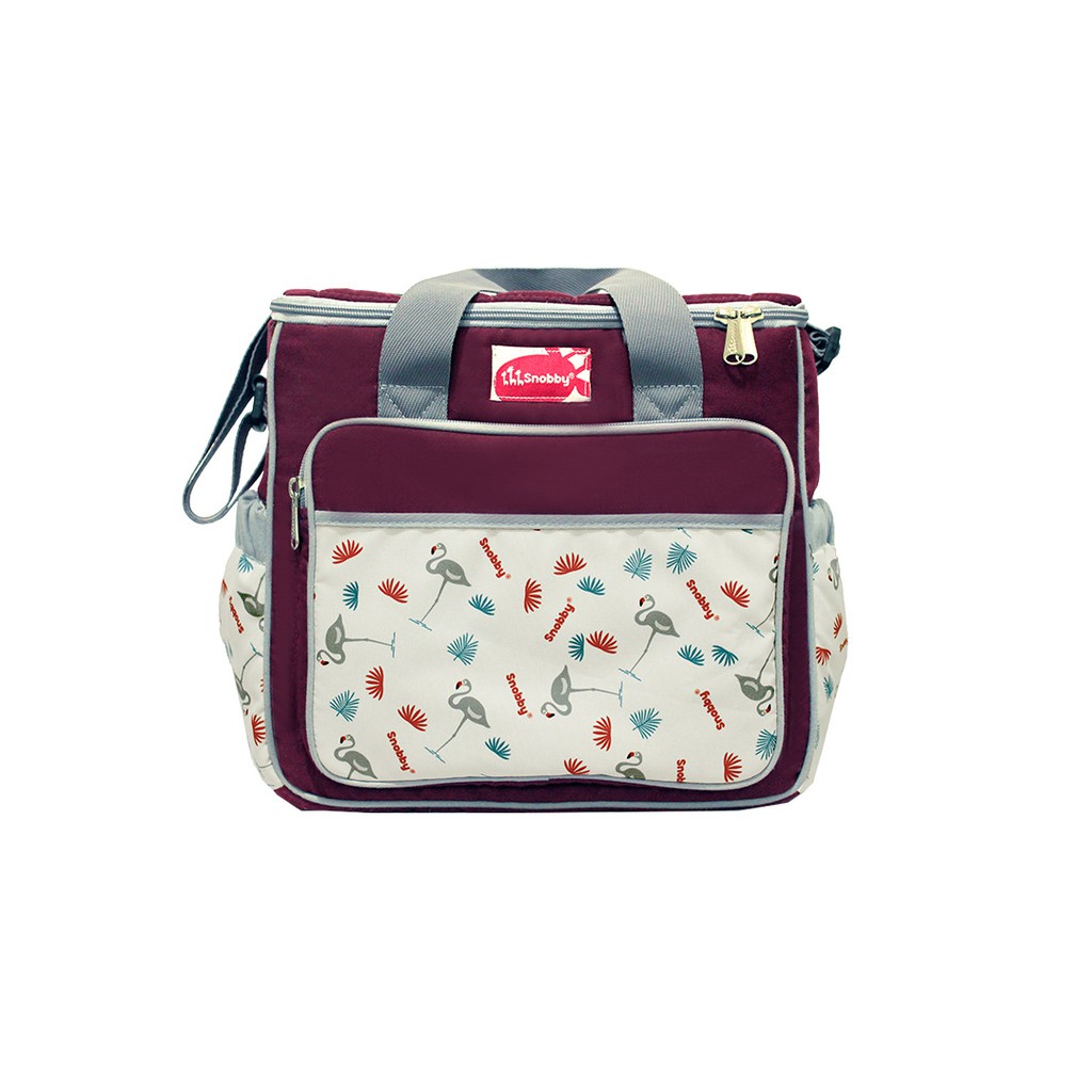 Snobby Tas Bayi Kecil Flamingo Series Aplikasi Saku Print TPT5271 (Tersedia varian warna)