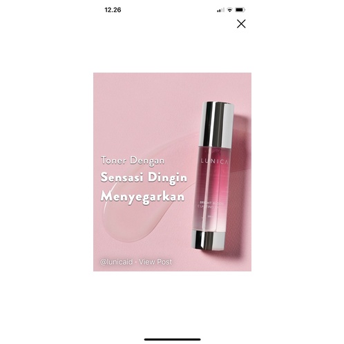 Toner Bright bloom LUnica