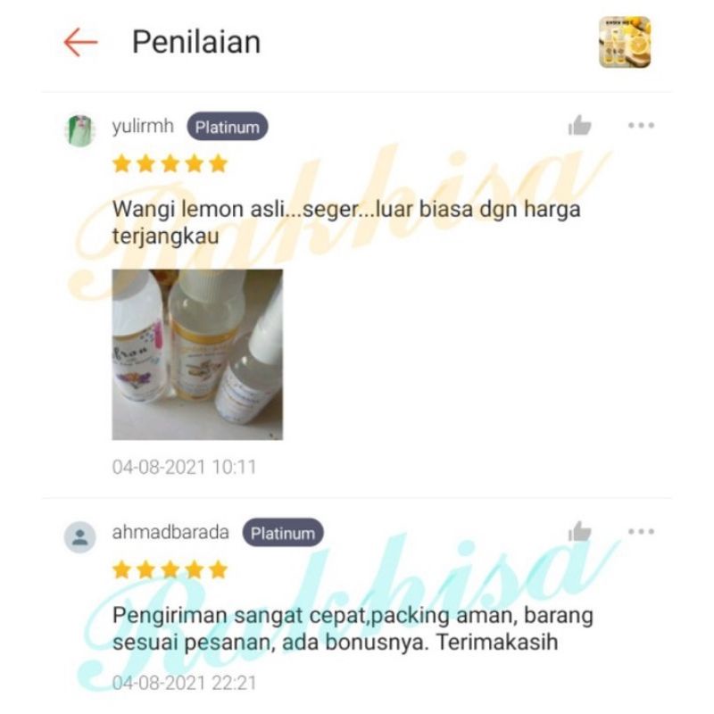 Spray Lemon Water VIT C  Perawatan Wajah Sehat Segar Alami, 9 in 1 Manfaat Natural Halal Original-4