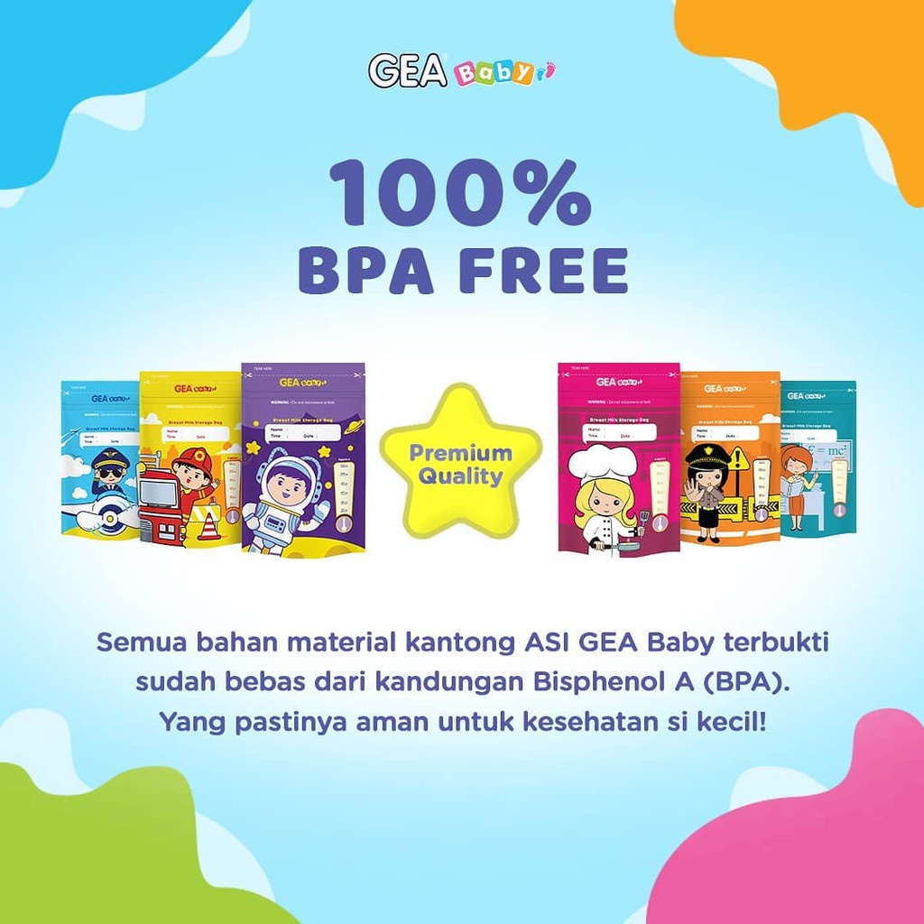 GEA Baby Kantong ASI - Breast Milk Storage Bag