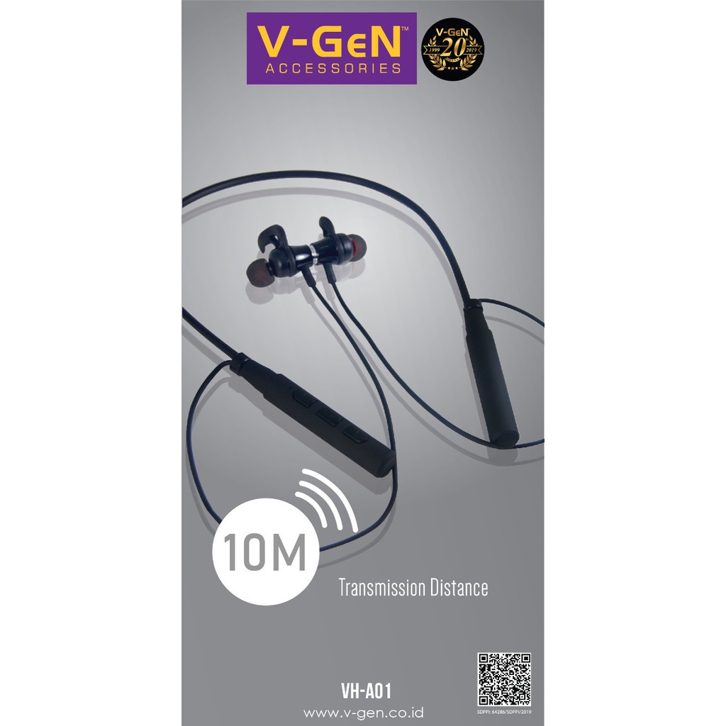 Headset V-GeN VH-A01 Wireless Headset Original V-GeN