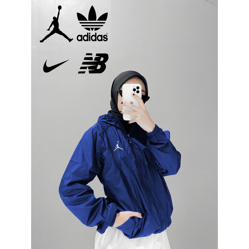 Jaket Parasut Pria dan Wanita - Jaket parasut - Jaket Parasut running - Jaket Olahraga motif Jordan