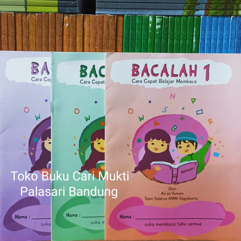 Jual BUKU BACALAH Cara Cepat Belajar Membaca Jilid 1.2.3. ( 1 Paket 3 ...