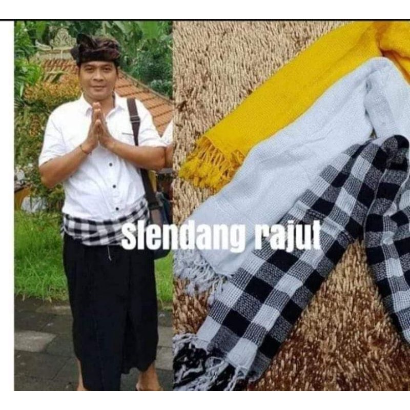 SLENDANG PRIA / SLENDANG KOTAK / SLENDANG RAJUT BALI-1