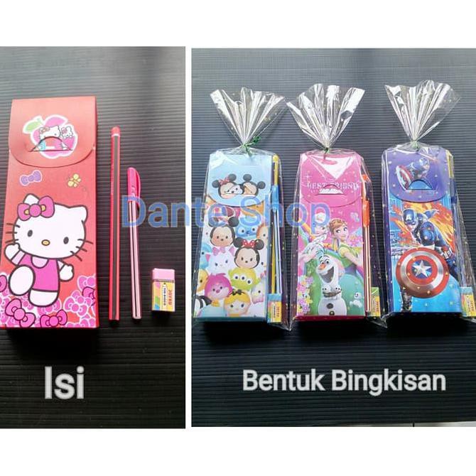 

Souvenir Ultah ( Ulang Tahun ) Kotak Pensil Set