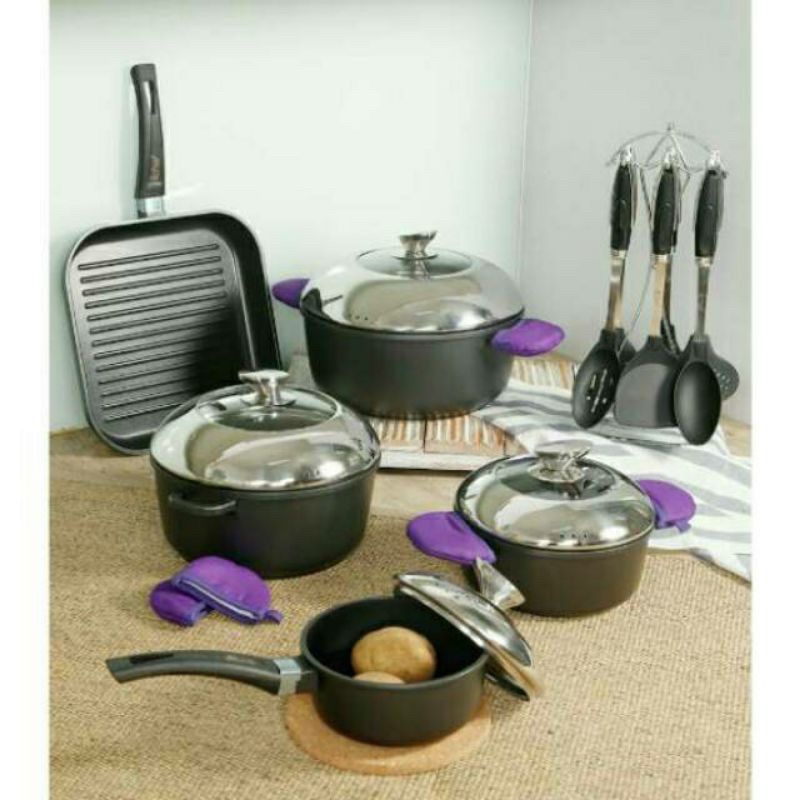 PANCI SET BLACK LUXURY PAN IFA ICHEF
