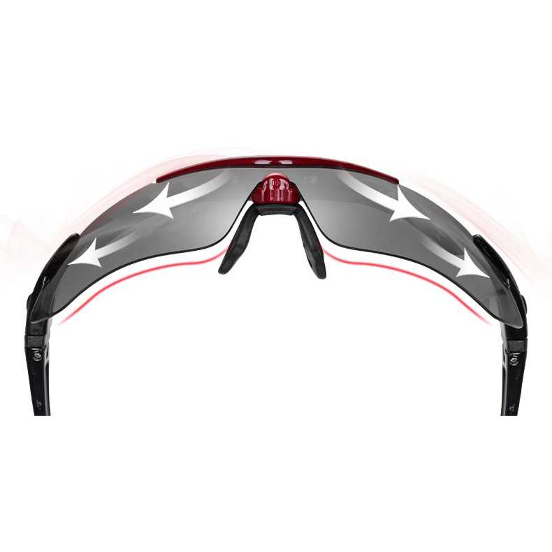 Kacamata Sepeda Polarized dengan 5 Lensa Myopia / Kacamata Sepeda Speda Spedah Sepedah Pria Wanita Dewasa Rockbros Rockbross Roadbike Mtb Gowes Gunung Photocromic Minus Sporty Hitam Original Terbaru / Kacamata Olahraga Sepeda Bersepeda Lari Pria Wanita