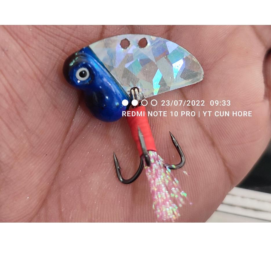 Oke Price.. UMPAN GABUS EMIX CUCU II HALF SOLID METAL VIB SIRIP HIU  VIBRA  UMPAN CASTING UMPAN MAIN