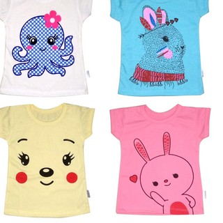Best Produk 4 PCS KAOS BAJU ATASAN BAYI dan ANAK PEREMPUAN Best Produk 4 PCS KAOS BAJU ATASAN BAYI dan ANAK PEREMPUAN