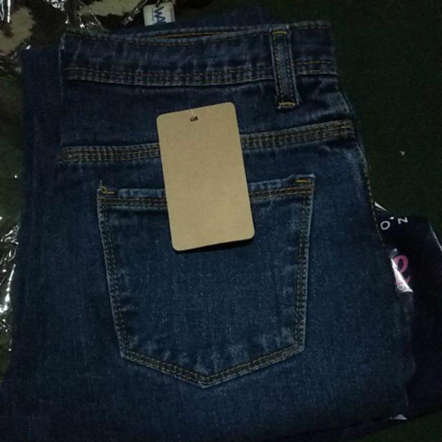 Celana Boyfriend Jeans Wanita CB Zipper Small Jumbo (UK27 