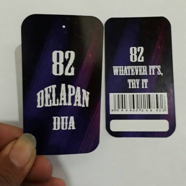 

Cetak HANG TAG 2 Sisi /Bolak Balik Uk 5x9 cm