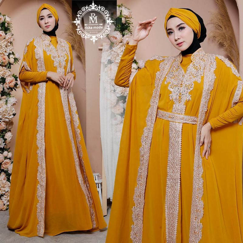 (COD)KAFTAN MAROCO~GAMIS MAROCA~GAMIS TURKEY~GAMIS MEWAH~KAFTAN MEWAH~DRESS MEWAH~KAFTAN BORDIR~RISK