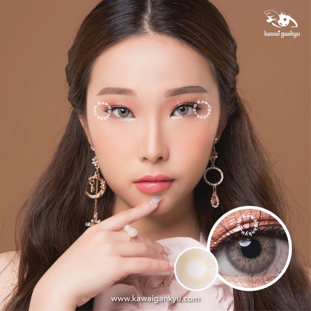 KawaiGankyu softlens - Voxie Lily Gray (1botol)