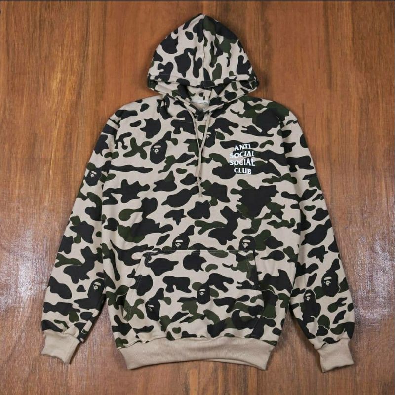 Sweater Hoodie Assc Camoflag FullTag &amp; Lebel