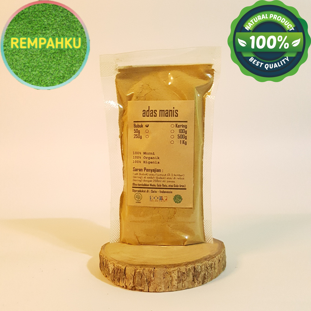 

ADAS MANIS BUBUK 100gr - Pimpinella Anisum - MURNI - JSR - REMPA