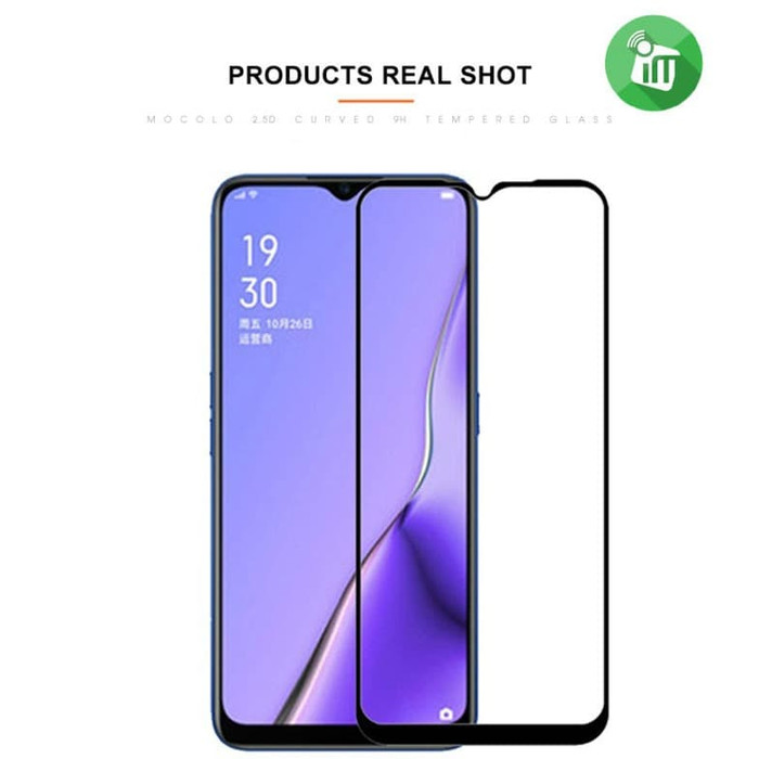 TEMPERED GLASS FULL HD REALME C3 - FULL LEM COVER SCREEN GUARD