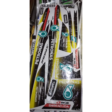 striping variasi list stiker motor yamaha vega zr motif petronas ready stok