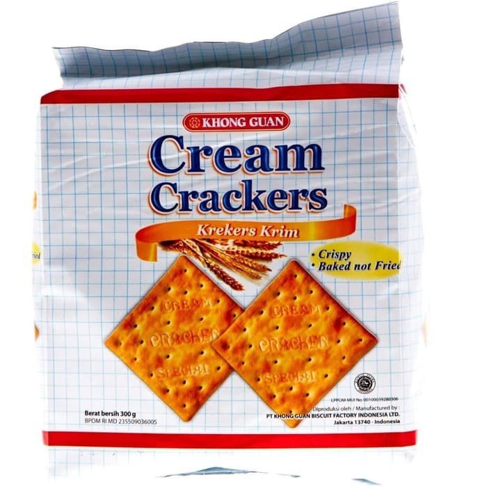 

Khong Guan Cream Crackers Biskuit 300gr