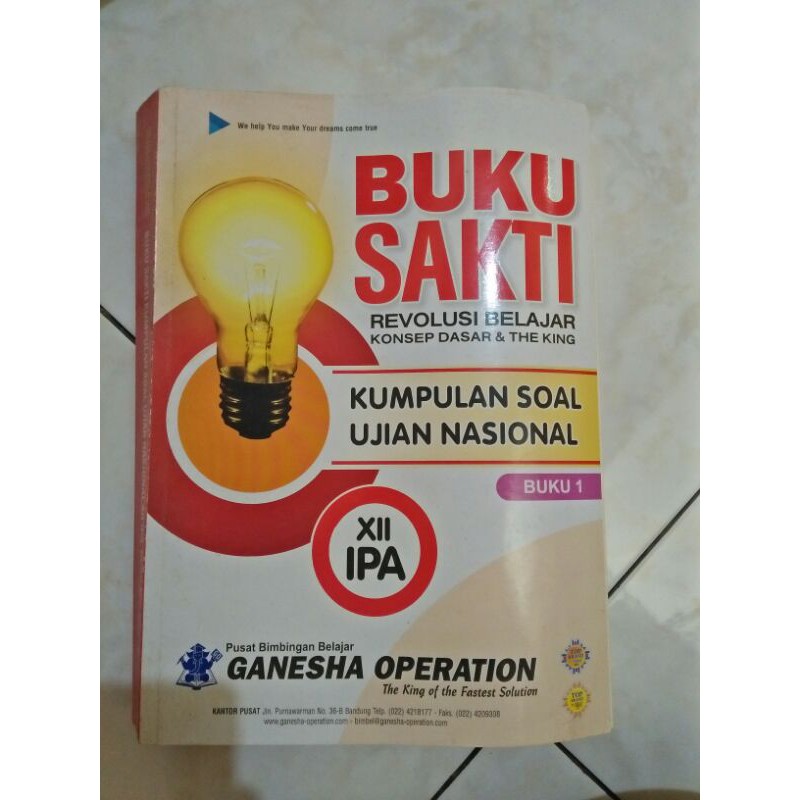 [PRELOVED] BUKU SAKTI GO UN SMA