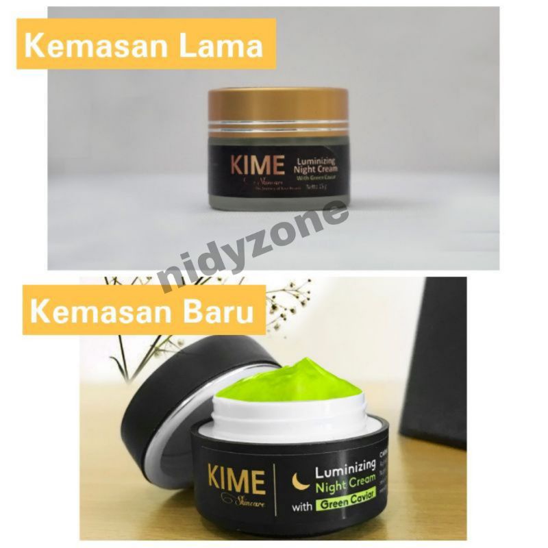 KIME NIGHT CREAM CREAM MALAM [ KEMASAN BARU ]