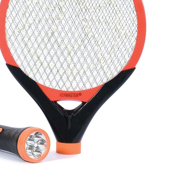 ➺ Kenmaster Raket Nyamuk + Senter UV ●