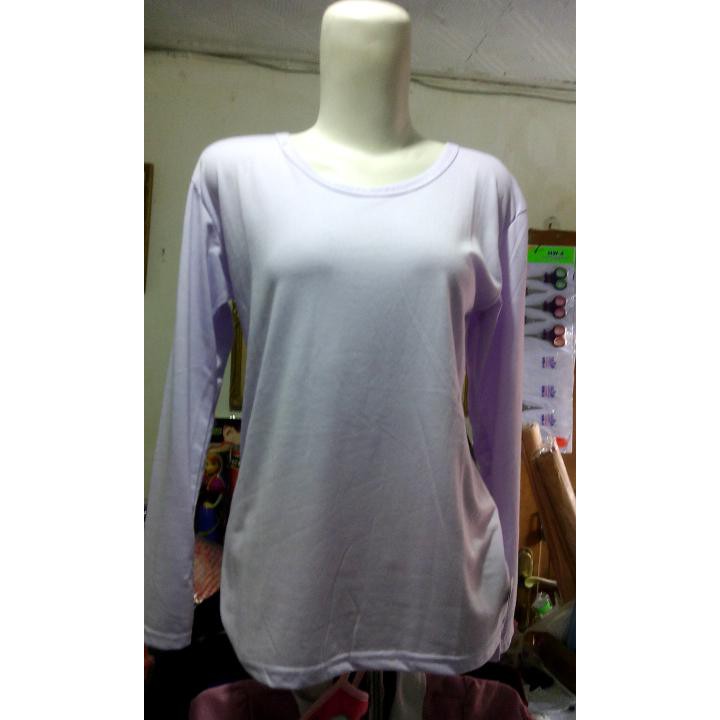 Promo Kaos baju manset hitam putih Limited