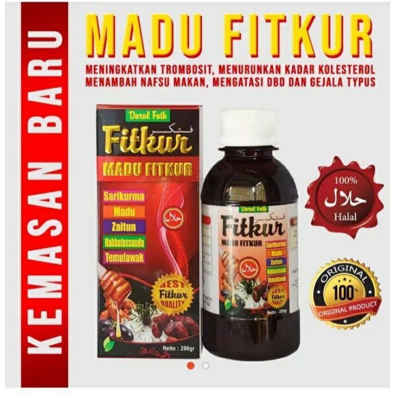 MADU FITKUR ANGKUR MADU Angkaku KURMA SAMUDRA HERBAL ORIGINAL (280GRAM)