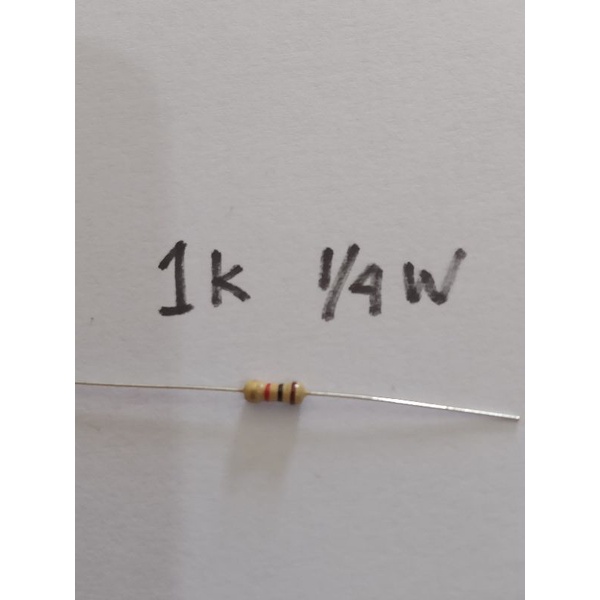 RESISTOR 1 KOHM KILO OHM 0.25 WATT