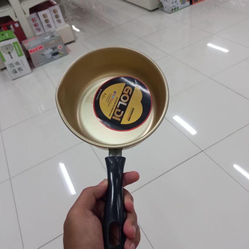 panci korea goald 18cm/panci gagang mie/panci cantik/panci gold