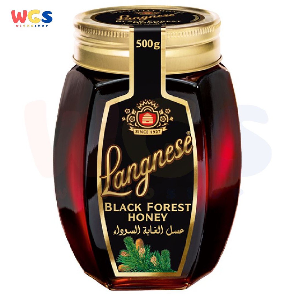 Langnese Black Forest Honey 500 gr - Madu Hutan Hitam