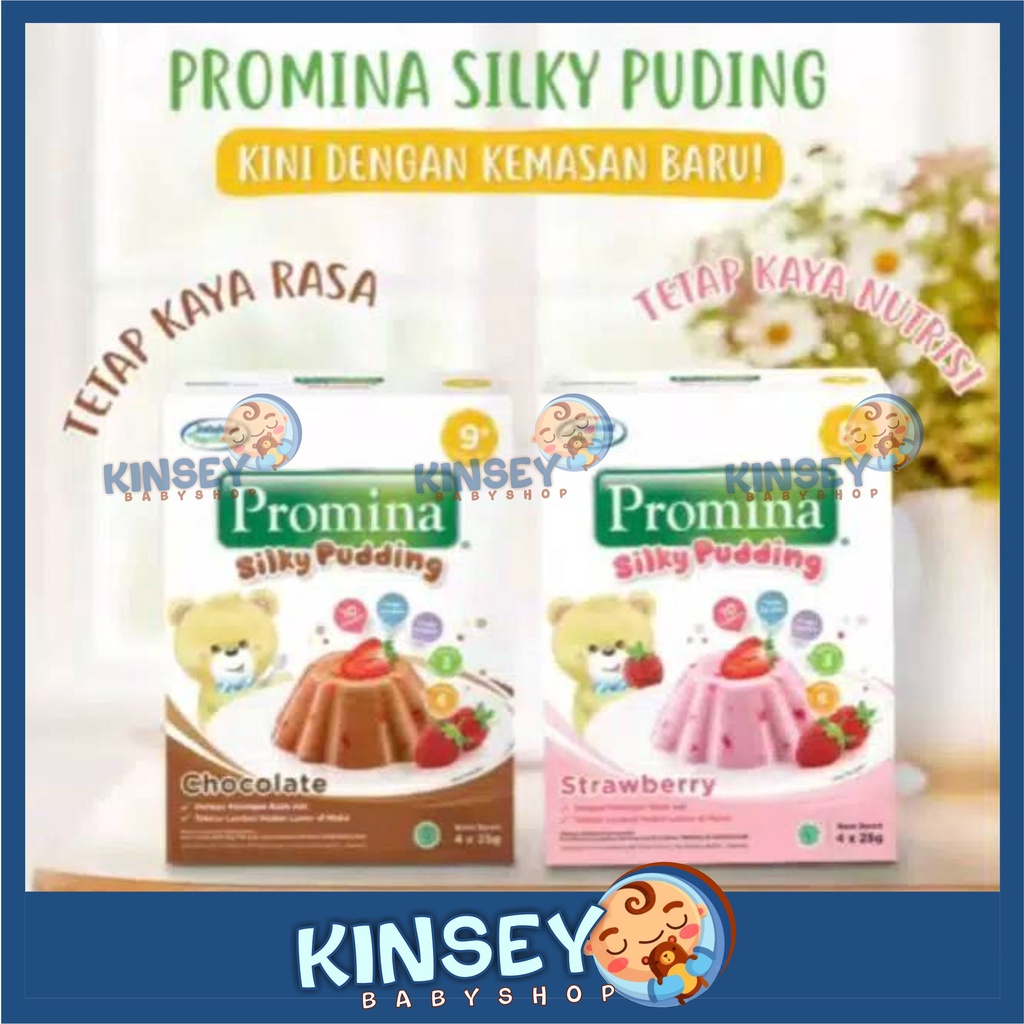 Promina Silky Pudding 8+ 9+ Strawberry Chocolate