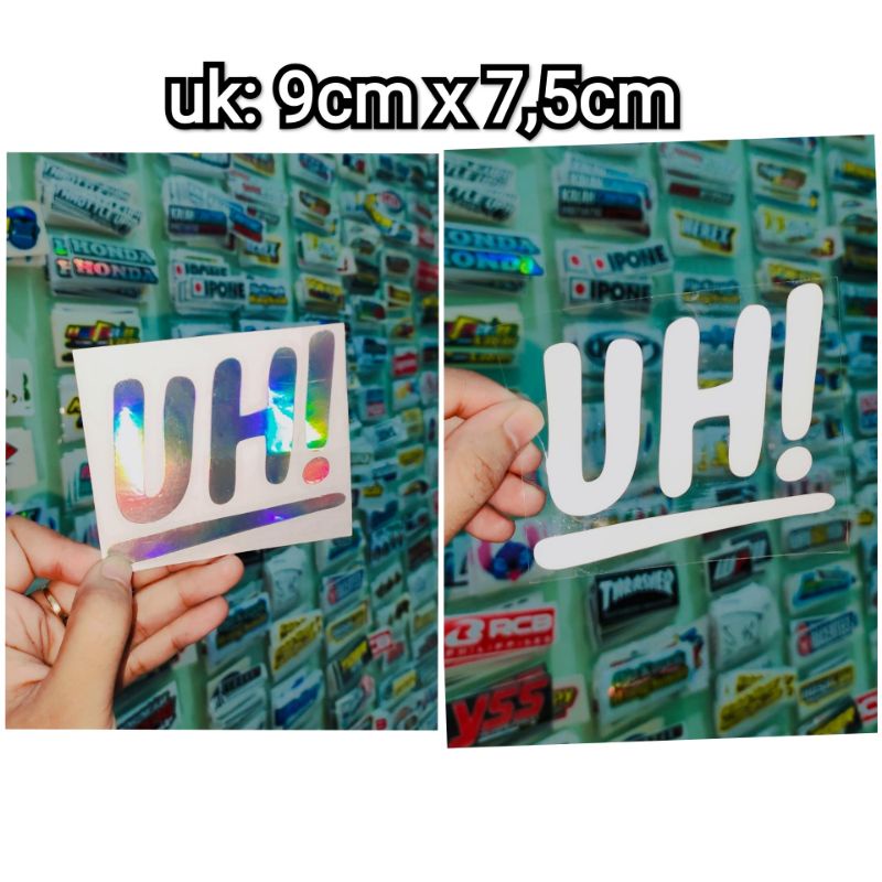 sticker cutting UH!