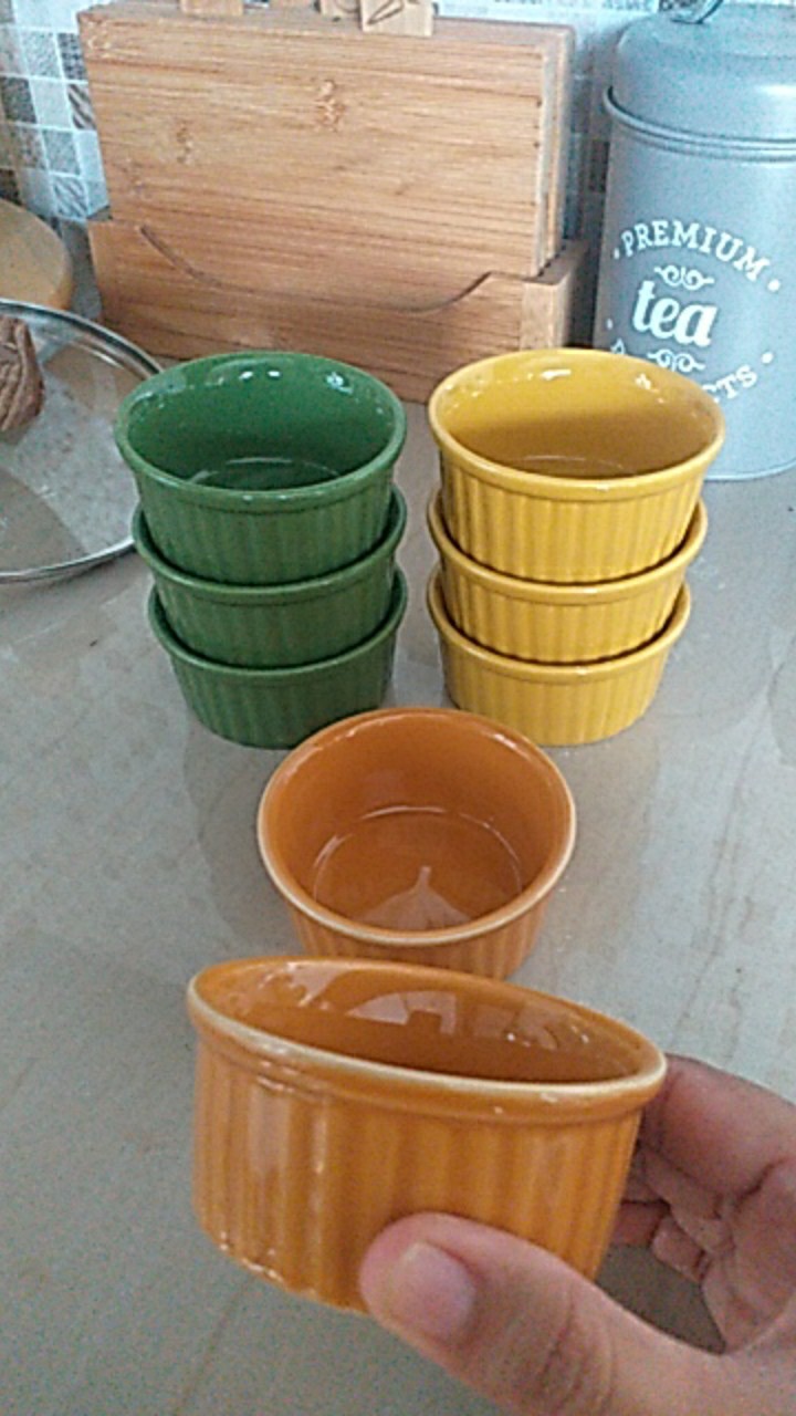 K0p1n Ramekin 100 Ml Warna Warni D 8 Cm T 4 Cm 5