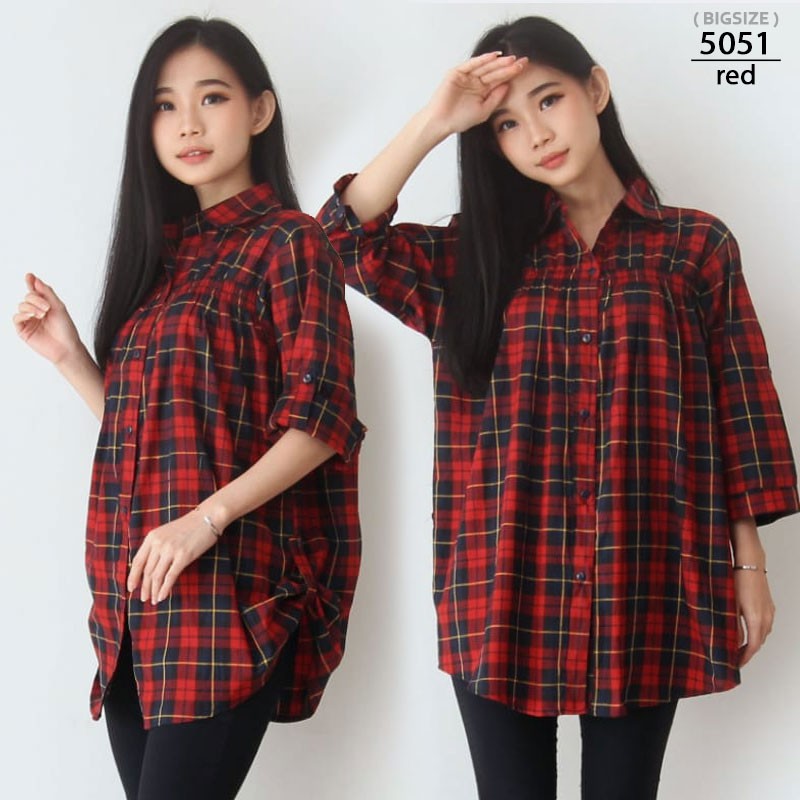 ARENA - KEMEJA JUMBO TARTAN