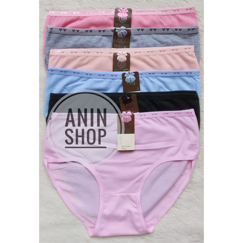 ( 6 PCS ) CELANA DALAM SAY YES | CD PEREMPUAN SAY YES | CELANA DALAM WANITA DEWASA