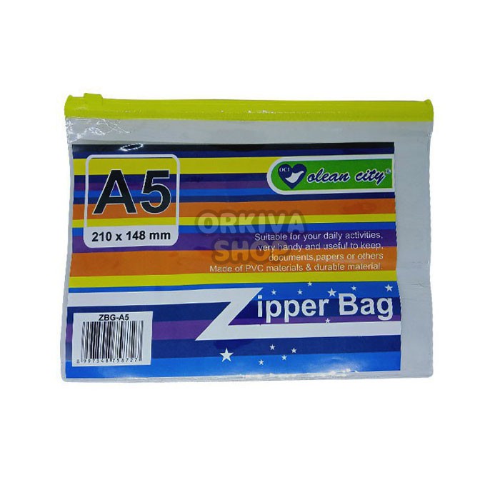 

Zipper Bag A5 (210 x 1487 mm) OCI - Super POP1