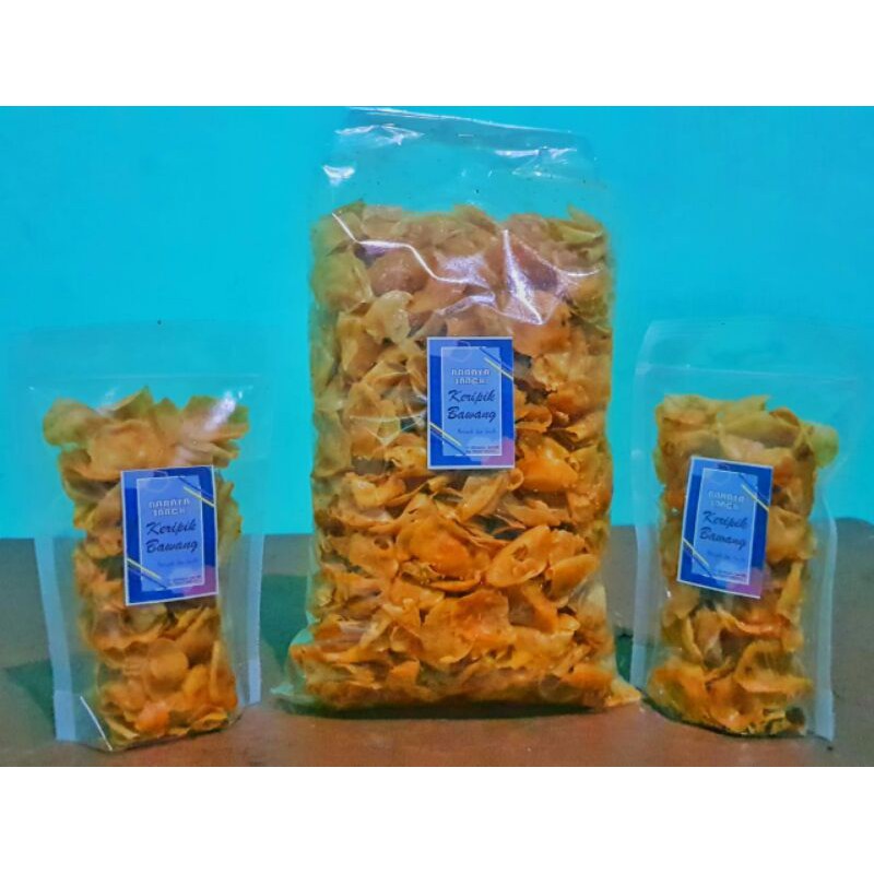 

Keripik bawang dari baraya, isi 1/2kg