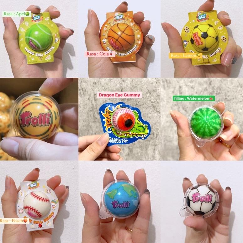 

[KODE RNW] Trolli Planet Gummy / Gummi Permen Korea 1 buah Permen Jelly Trolli Gummy NONHALAL