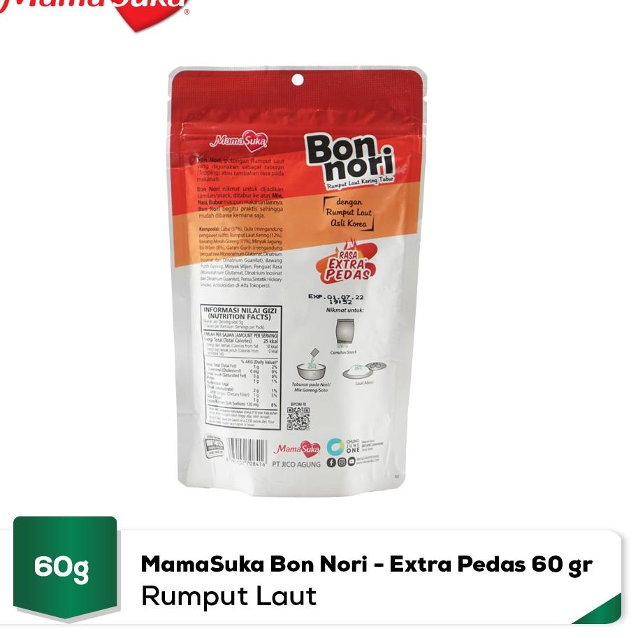 ✞BARU✞ MamaSuka Bon Nori - Extra Pedas 60 gr