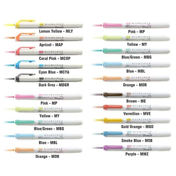 

Zebra Mildliner Double Ended / Highlighter Zebra Mildliner Double Ended