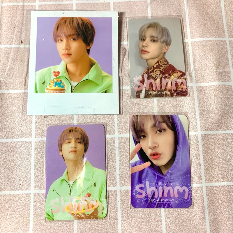 Haechan Photopack SG 21 Haechan Hoodie Ungu