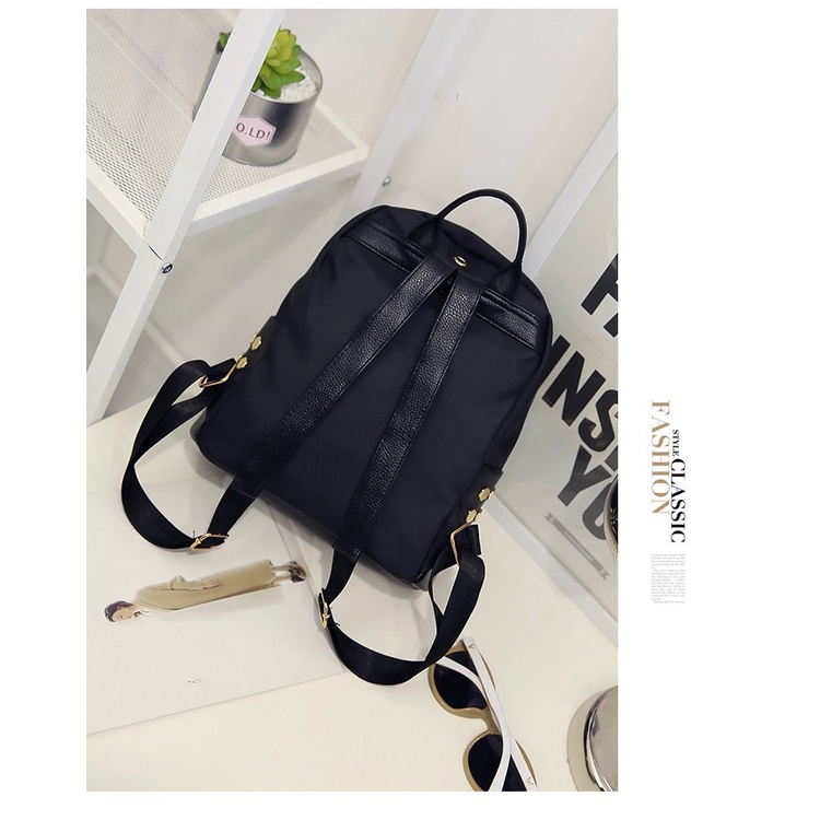 AND / COD / Tas Ransel Wanita Import Backpack Hitam Sekolah Cewek Murah Tas Ransel Anak Perempuan Terkini Tas Jalan T240