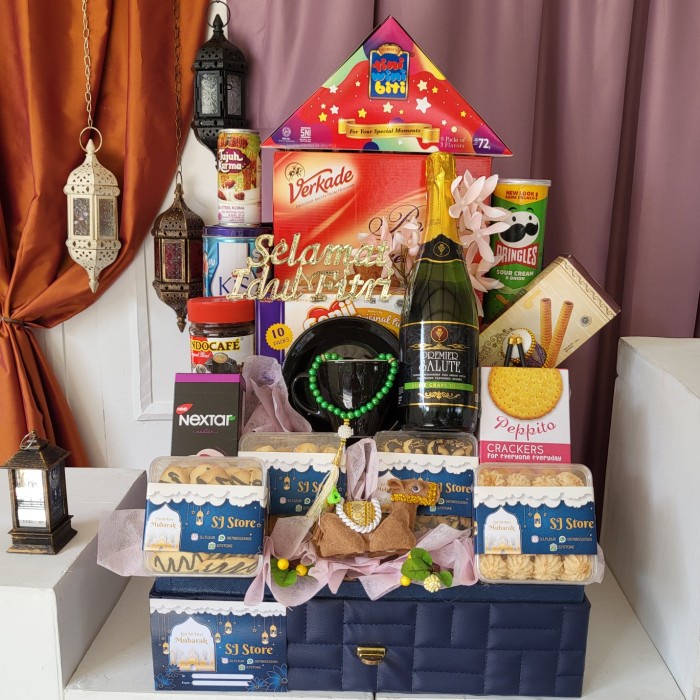 

Paket box hampers lebaran parcel idul fitri ramadhan kue kering 163