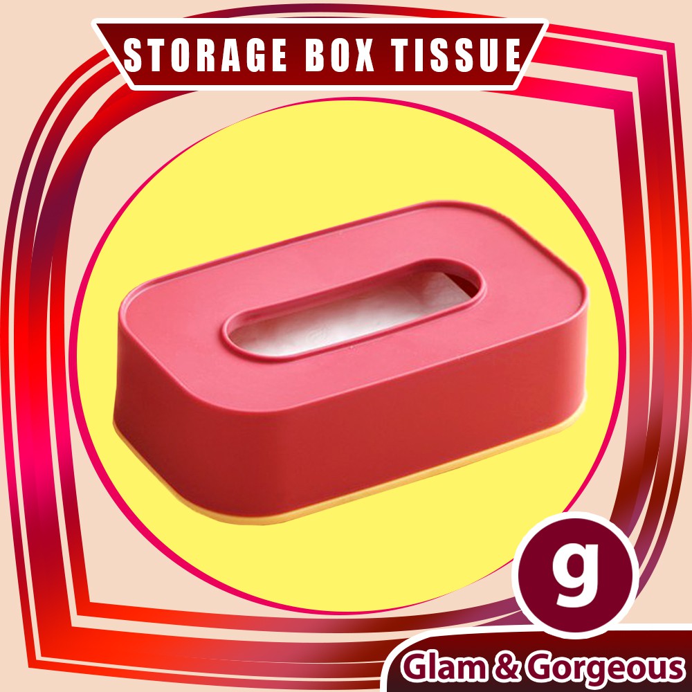 Kotak Tissue Unik Plastik Serbaguna Tissue Box Decorative KT001