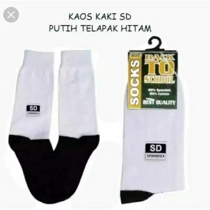 KAOS KAKI PRIA WANITA ANAK SEKOLAH SD 1 PASANG  KAOS KAKI PRIA WANITA ANAK SEKOLAH SD TERMURAH  CIVA ACCESSORIES