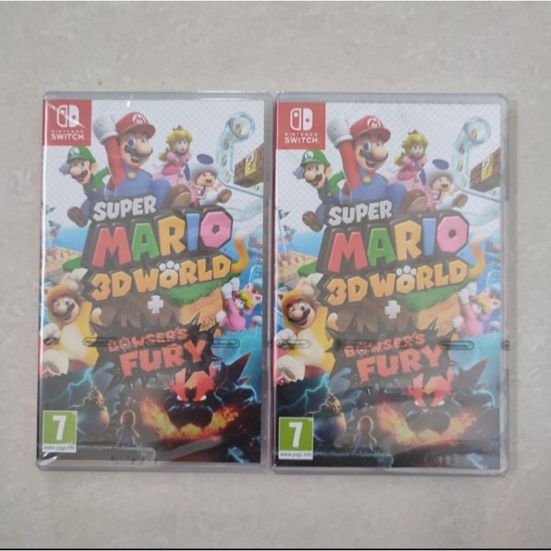 Super Mario 3D / Mario3D World + Bowser's Fury Bowsers Nintendo Switch Kaset