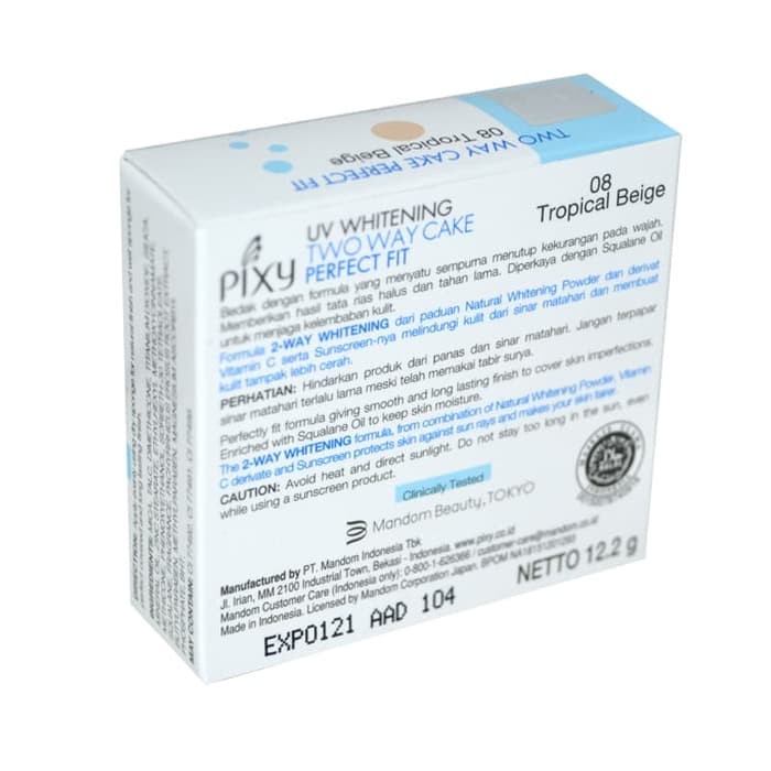 

PIXY UV WHITENING TWO WAY CAKE PERFECT FIT RF.TB 12.2GR