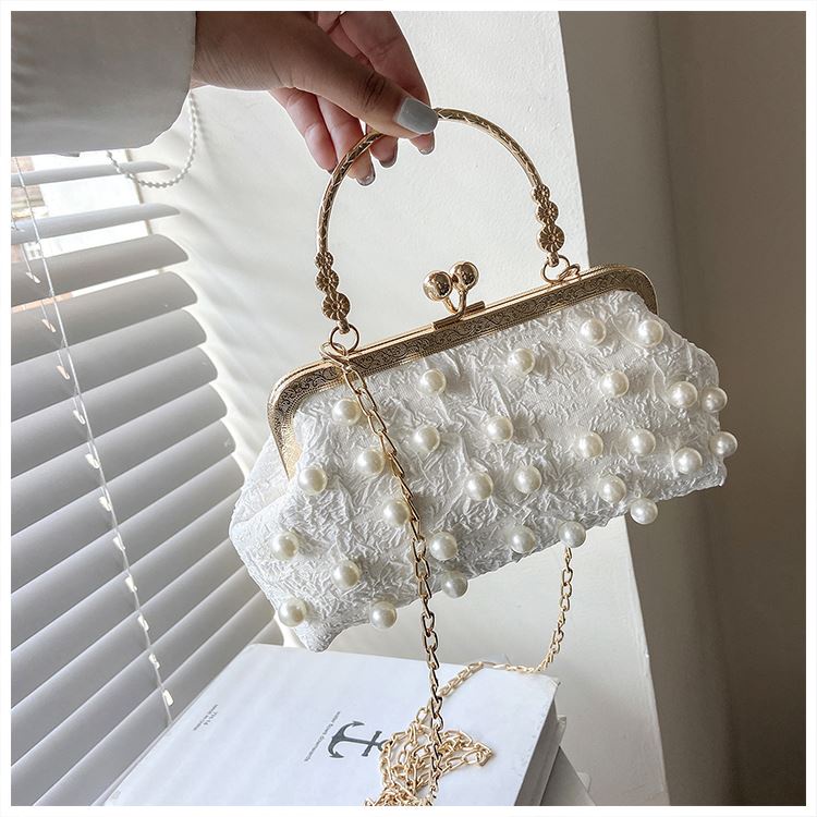 TASHAPPY JT0526 Tas HANDBAG Pesta Mutiara Wanita Stylish Kekinian Ada Talirantai model korea supplier tas import