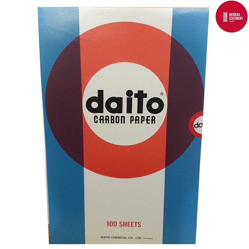 

Kertas/Paper Karbon/Carbon DAITO HITAM ukuran F4/FOLIO 100 Lembar