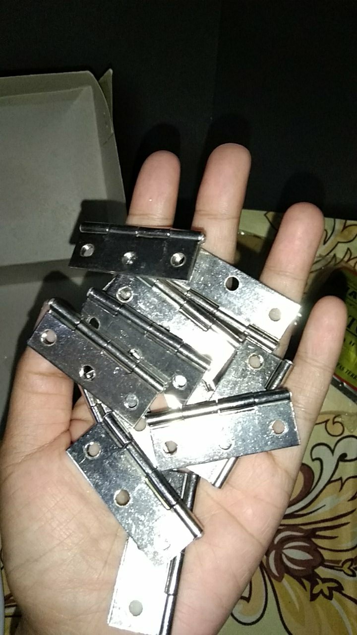 Engsel Pintu Plat Panjang 2 2.5 3 Inch Kandang Kotak Gerobak